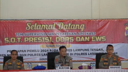Polres Lampung Tengah Terima Kunjungan Tim SOPS Mabes Polri