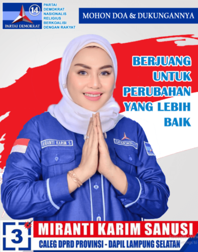 Demokrat Hadirkan Wajah Muda untuk Caleg DPRD Provinsi Lampung, Dapil 2 Lampung Selatan