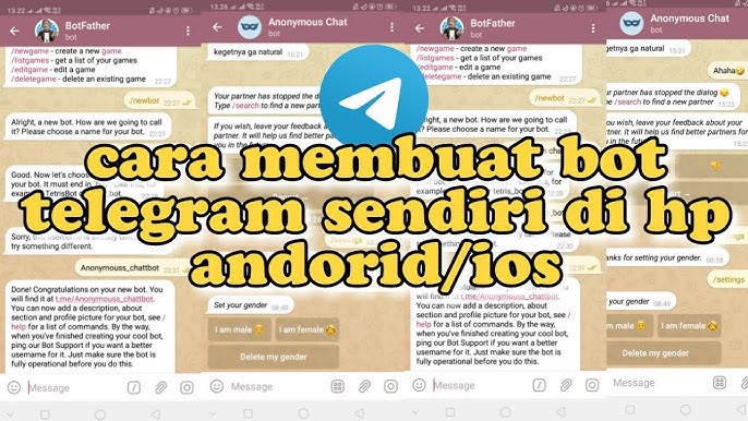Cara Membuat Bot Telegram