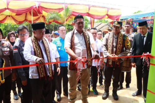 Polres Lampung Timur Resmikan Desa Negara Saka Menjadi Kampung Tangguh Bebas Narkoba