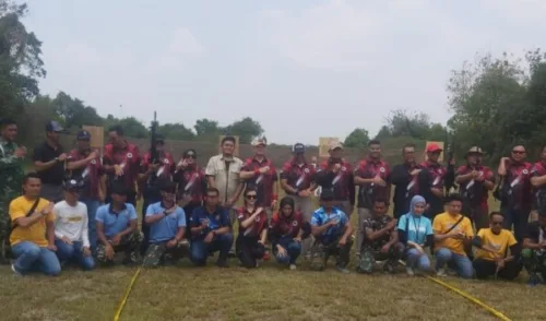 Mantan Kapolda Lampung Hadiri Latihan Menembak Bersama di Lanud Pangeran M Bunyamin