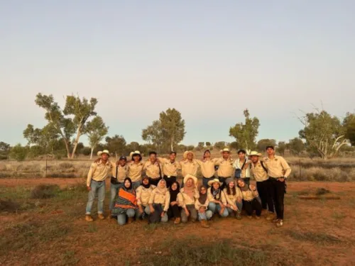 Belajar Tentang Manajemen Sapi Potong, Mahasiswa Peternakan Unila Magang di Australia Utara