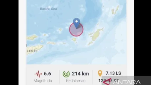 Guncang Tanimbar Maluku, Gempa Magnitudo 6,6 Tidak Berpotensi Tsunami
