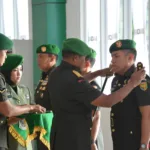 Danrem 043/Gatam Pimpin Acara Tradisi Penerimaan Perwira Baru Serta Penyerahan Jabatan Kasrem 043/Gatam dan Sertijab Dandim 0410/KBL