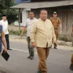 Gubernur Arinal Djunaidi Tinjau Perbaikan Jalan di Kabupaten Lampung Selatan