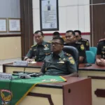 Secara Virtual, Danrem 043/Gatam Ikuti MoU antara Menteri Pertanian RI dengan Panglima TNI