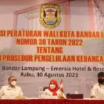 Mengadakan Sosialisasi Peraturan Walikota Bandar Lampung No. 38 Tahun 2022