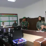 Ruangan Staf Makodim 0410/KBL di Sidak, Dandim Apresiasi dan Motivasi Kinerja Personel