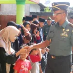 Peringati Hari Juang TNI AD Tahun 2023, Danrem 043/Gatam Kunjungi Panti Asuhan Ummie May, Veteran dan Warakawuri
