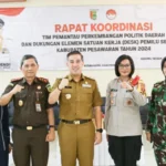 Bupati Bersama Jajaran Forkopimda Pesawaran Gelar Rakor Persiapan Pemantauan Pemilu