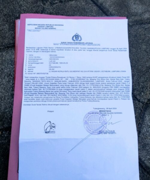 LSM GMBI Sambangi 2 Mapolres Sekaligus Terkait Laporan Penggunaan Ijazah Palsu Caleg 2024