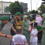 Danrem 043/Gatam Sambut Kunjungan Kerja Pangdam II/Swj