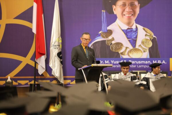 Sekdaprov Fahrizal Hadiri Rapat Senat Luar Biasa, Yudisium dan Wisuda Sarjana/Pascasarjana UBL