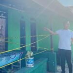 Ketua DPD KNPI Provinsi Lampung, Iqbal Ardiansyah Meninjau lokasi Kebakaran