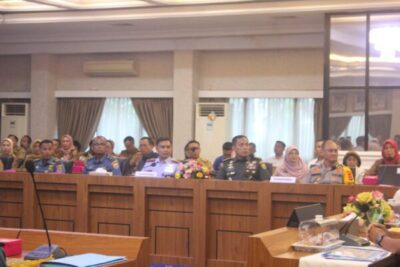 Bersama Gubernur, Forkopimda dan Kasrem 043/Gatam, Ketua DPRD Lampung Sambut Rombongan PPRA LXVI Tahun 2024 Lemhanas RI