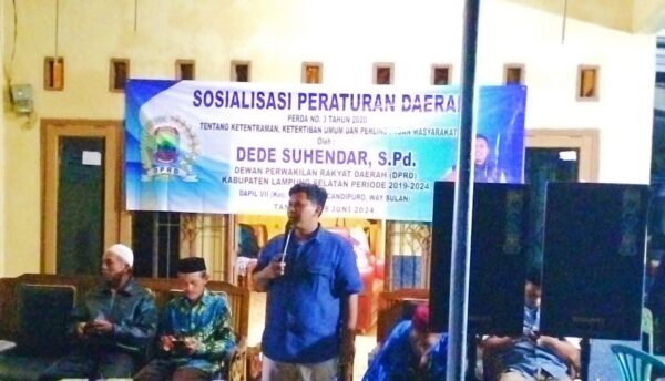 Dede Suhendar: Keterlibatan Masyarakat Jadi Peran Penting Untuk Menciptakan Ketentraman dan Ketertiban Umum