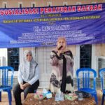 Di Desa Lebungsari Rusdianti Kenalkan Perda Tentang Ketenteraman dan Ketertiban Umum