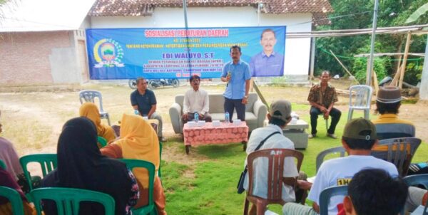 Edi Waluyo Kembali Sosialisasikan Perda No 3 Tahun 2020