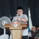 Gubernur Arinal dan Ibu Riana Hadiri Pengajian Akbar Pemprov Lampung di GSG Taman Kehati, Mesuji