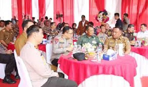 HUT Bhayangkara ke-78, Nanang Ermanto Hadiri Peresmian Sumur Bor di Kecamatan Jati Agung