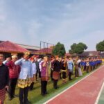 Gunakan Baju Adat Nusantara, Lapas Narkotika Bandar Lampung Laksanakan Upacara Hari Lahir Pancasila
