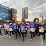 Bersama Gubernur dan Ketua Harian KONI Provinsi Lampung, Danrem 043/Gatam Lepas Peserta Jalan Sehat dan Lomba Lari Gubernur Run Lampung