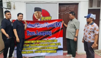 Relawan RMD Provinsi Lampung Dukung Pilkada Damai