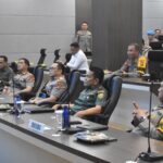 Bersama Kapolda Lampung, Danrem 043/Gatam Ikuti Grand Launching Aplikasi Pelayanan Perizinan Penyelenggaraan Event