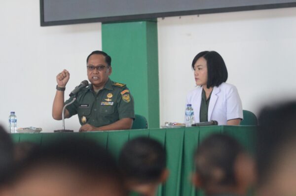 Cegah Penyalahgunaan Narkoba, Prajurit dan PNS Korem 043/Gatam Ikuti Penyuluhan P4GN