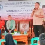 M. Akyas Ajak Masyarakat Pahami Perda Tentang Ketenteraman, Ketertiban Umum dan Perlindungan Masyarakat