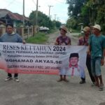 M. Akyas Siap Kawal Usulan Jalan Produksi Pertanian dan Lampu Merah di Pertigaan Jatimulyo