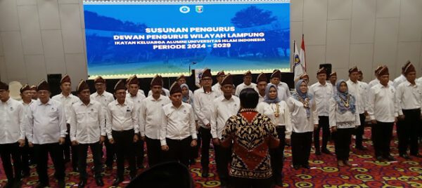 M. Taufiqullah beserta Pengurus DPW IKA-UII Lampung Resmi Dilantik untuk Periode 2024-2029