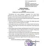 Pemkot Keluarkan Surat Edaran Pemberlakuan Jam Operasional Kegiatan Usaha