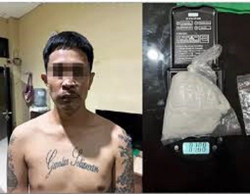 Simpan 8,2 Gram Sabu Siap Edar, Resedivis Narkoba di Bandar Lampung Dibekuk Polisi