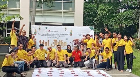 Swisbell Hotel Lampung Rayakan Idul Adha 1445H/2024 M Bersama Karyawan dan Masyarakat Sekitar