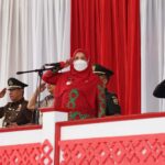Walikota Eva Dwiana Pimpin Upacara Bendera HUT Kota Bandar Lampung Ke-342 Tahun