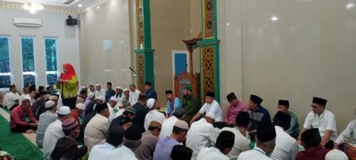 Walikota Hj. Eva Dwiana Bersama Forkopimda Kota Bandar Lampung Melakukan Safari Ramadhan