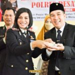 Bupati Pesawaran Hadiri Upacara HUT Bhayangkara Ke-78