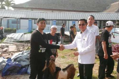 Dalam Rangka Menyambut Hari Raya Idul Adha 1445 H, RSUD Abdoel Moeloek Menyelenggarakan Penyembelihan Hewan Qurban