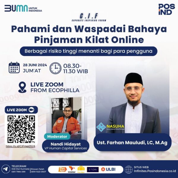 Judol dan Pinjol Merebak di BUMN, Nasuha Hadir Memberi Solusi