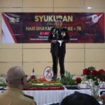 Polres Tanggamus Gelar Upacara dan Syukuran Peringatan ke-78 Hari Bhayangkara