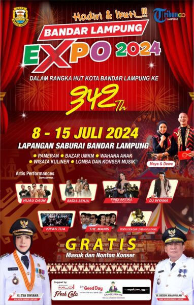 Bandar Lampung Expo 2024 akan Dimulai, Cek Tanggal dan Acaranya