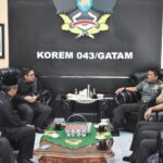 KPU Provinsi Lampung Kunjungi Korem 043/Gatam, Danrem Siap Sukseskan dan Ciptakan Pilkada Damai