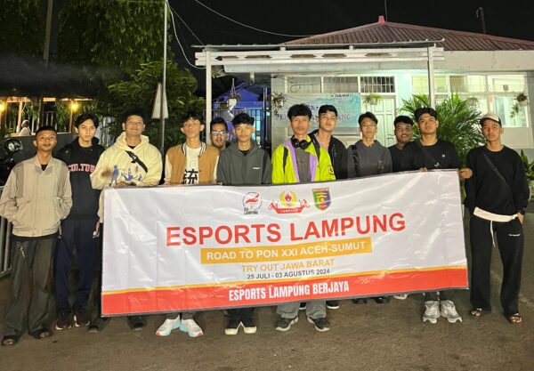 Tryout ke Jabar, E-Sport Lampung Siap Hadapi PON XXI Aceh-Sumut