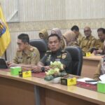 Kasrem 043/Gatam Ikuti Rapat Koordinasi Pengendalian Inflasi Di Daerah