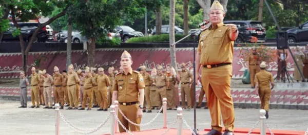 Mendadak Pimpin Apel Pagi, Bupati Lampung Selatan Pantau Kedisiplinan Pegawai