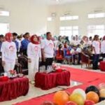 Nanang dan Winarni Hadiri Peringatan Hari Anak Nasional Ke-40 Tingkat Kabupaten Lampung Selatan