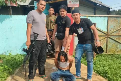 Polresta Serang Tangkap Tersangka Pembunuh Anak Kandung Yang Kabur dari Tahanan