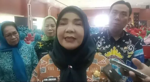 Walikota Eva Dwiana Hadiri Acara Fasilitasi Tim Penggerak PKK dalam Gerakan Pemberdayaan Masyarakat dan Kesejahteraan Keluarga
