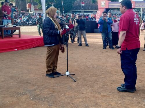 Walikota Eva Dwiana Membuka Secara Resmi Porcam Teluk Betung Utara